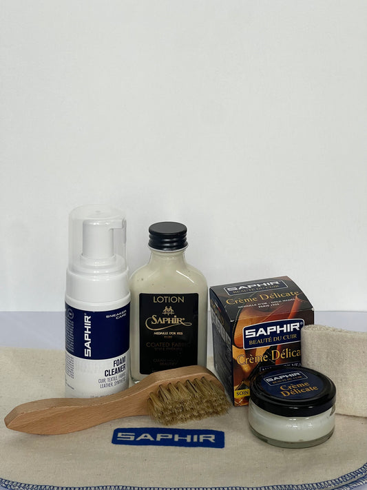 Kit d’entretien cuir naturel et toile enduite